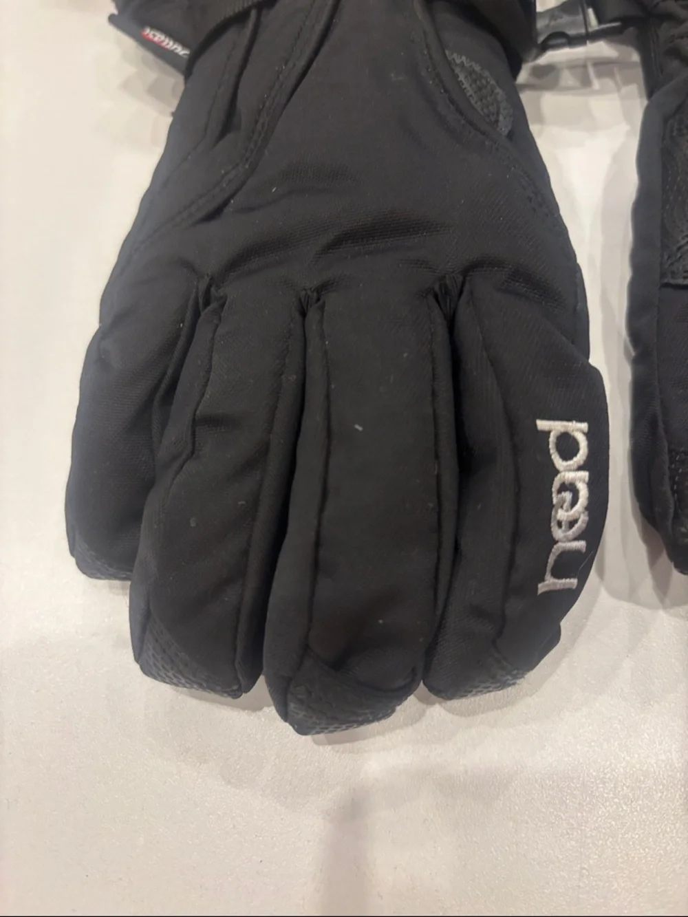 Head Black Insulated Ski Gloves with Adjustable Strap